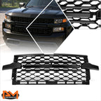 Front Bumper Grille for Chevy Silverado 1500 LTD WT Custom Trail Boss (2019–2022)