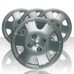Set of Four Hubcap Wheel Covers 14 inch Silver for Toyota Echo (2000–2005)