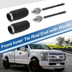 Set of 4 Inner Tie Rod End Links with Boots for Ford Explorer Ranger 