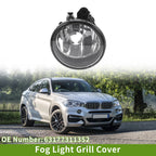1 Pc Right Fog Light Grill for BMW X6 (2013–2015) No. 63177311352 Clear