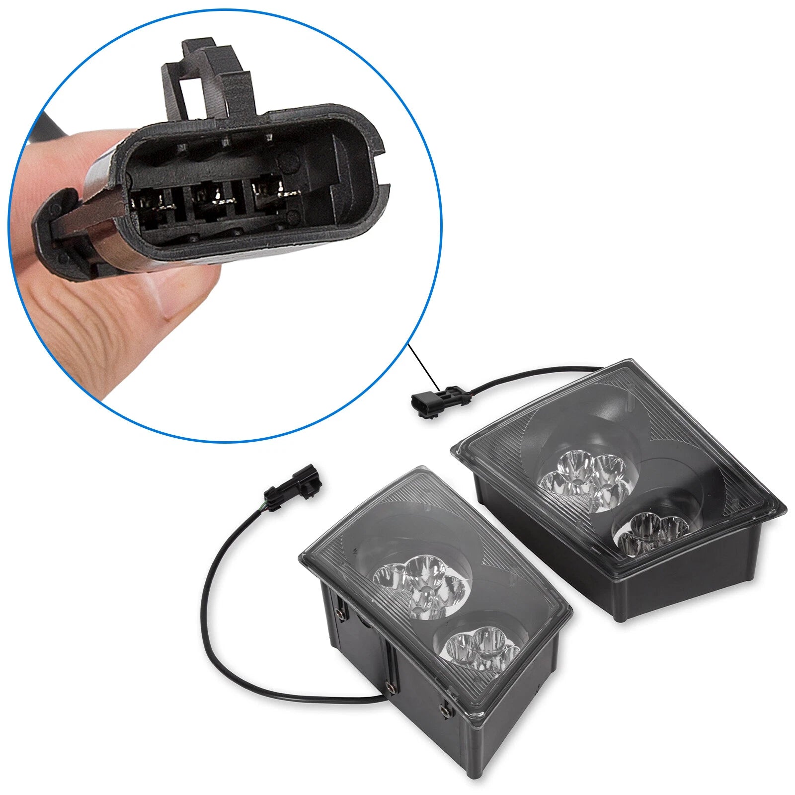 Set of 2 LED Fog Lights for Volvo VNL/VN (2003–2017)