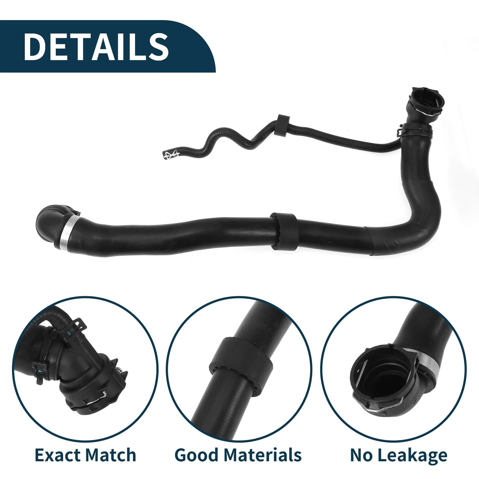 Radiator Hose Coolant Pipe for Volkswagen Tiguan (2009–2017) No. 5N0121101G