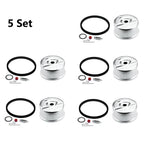 Set of 5 Carburetor Bowl Needle Seat Gasket Kit for Tecumseh (631021B, 631867)