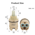 35mm Ceramic Tap Cartridge for Mixer Shower (Replacement)