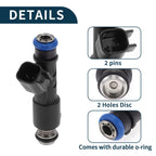 Fuel Injector No. 96493843 for Suzuki Reno 2.0L (2006–2008) 1 Pc Black