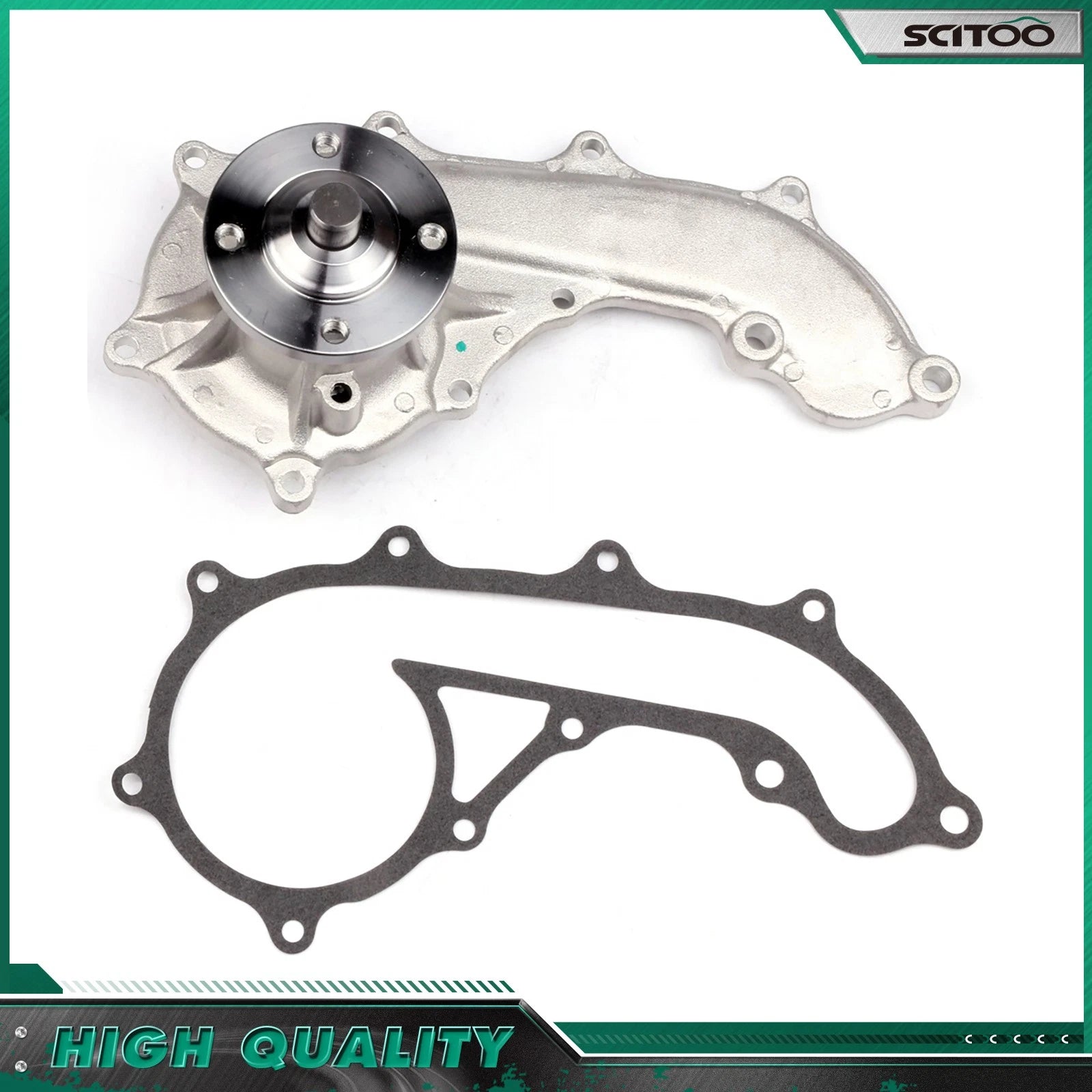 Engine Water Pump for Toyota Tacoma (1995–2013) 2.4L 2.7L L4 DOHC 2RZFE 3RZFE