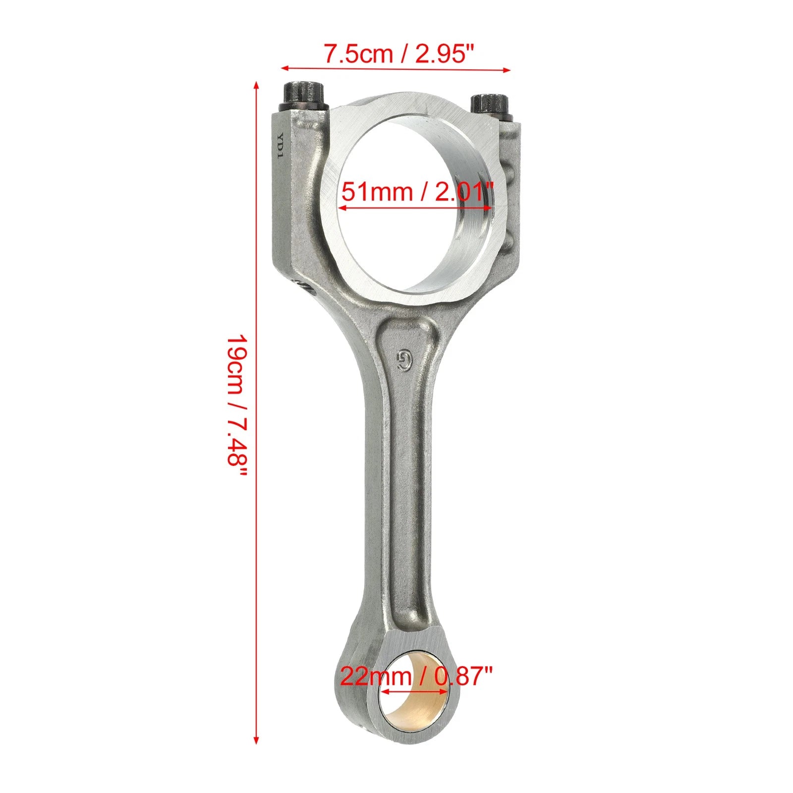 Set of 4 Engine Connecting Rods for Kia Optima 2.4L (2011–2018) No. 23510-2G500