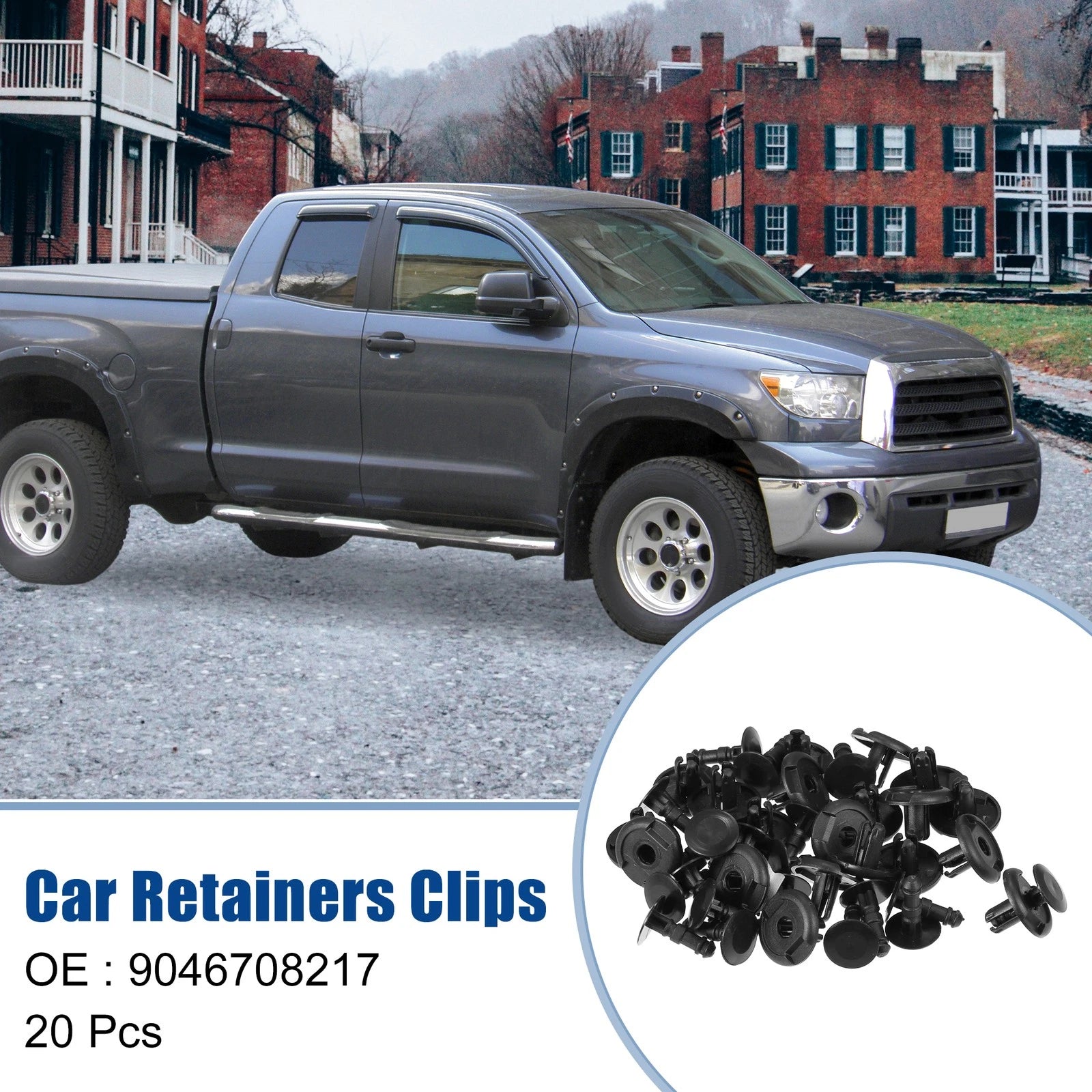 20 Pcs Radiator Cover Retainers Clips for Toyota 4Runner (No. 9046708217)