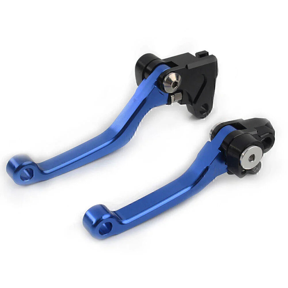 Blue Pivot Brake Clutch Levers for YAMAHA WR 250F WR 450F (2001-2016)