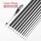 2PC Solid Fiberglass Rod 0.8mm-30mm Length 500mm
