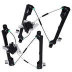 Window Regulator Motor Pair for Cadillac SRX (2010–2015) 9-4X Front Left Right
