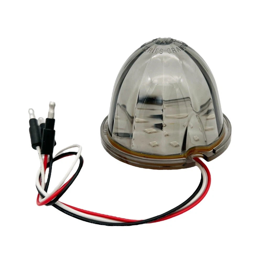 Amber LED Smoked Lens Turn Signal Light Replacement for Jeep Wrangler (2018–2024)