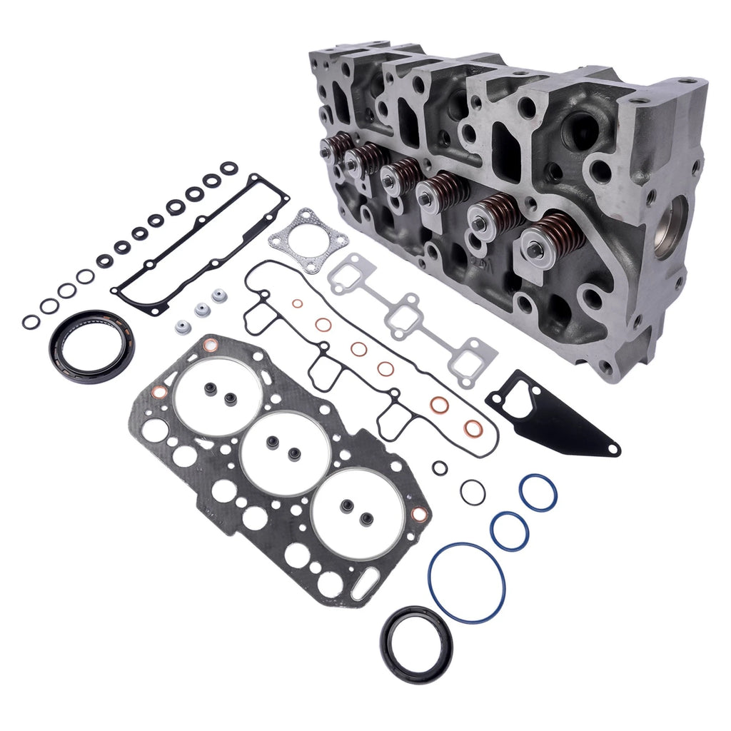 Complete Cylinder Head Assembly & Gasket Set for Yanmar Engine