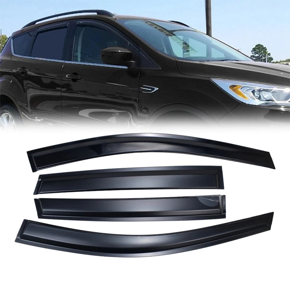 Set of 4 Acrylic Window Visors for Ford Escape (2013–2019)