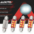 Set of 4 LED License Plate Tag Light Bulbs 6418 6411 for BMW Audi M-B