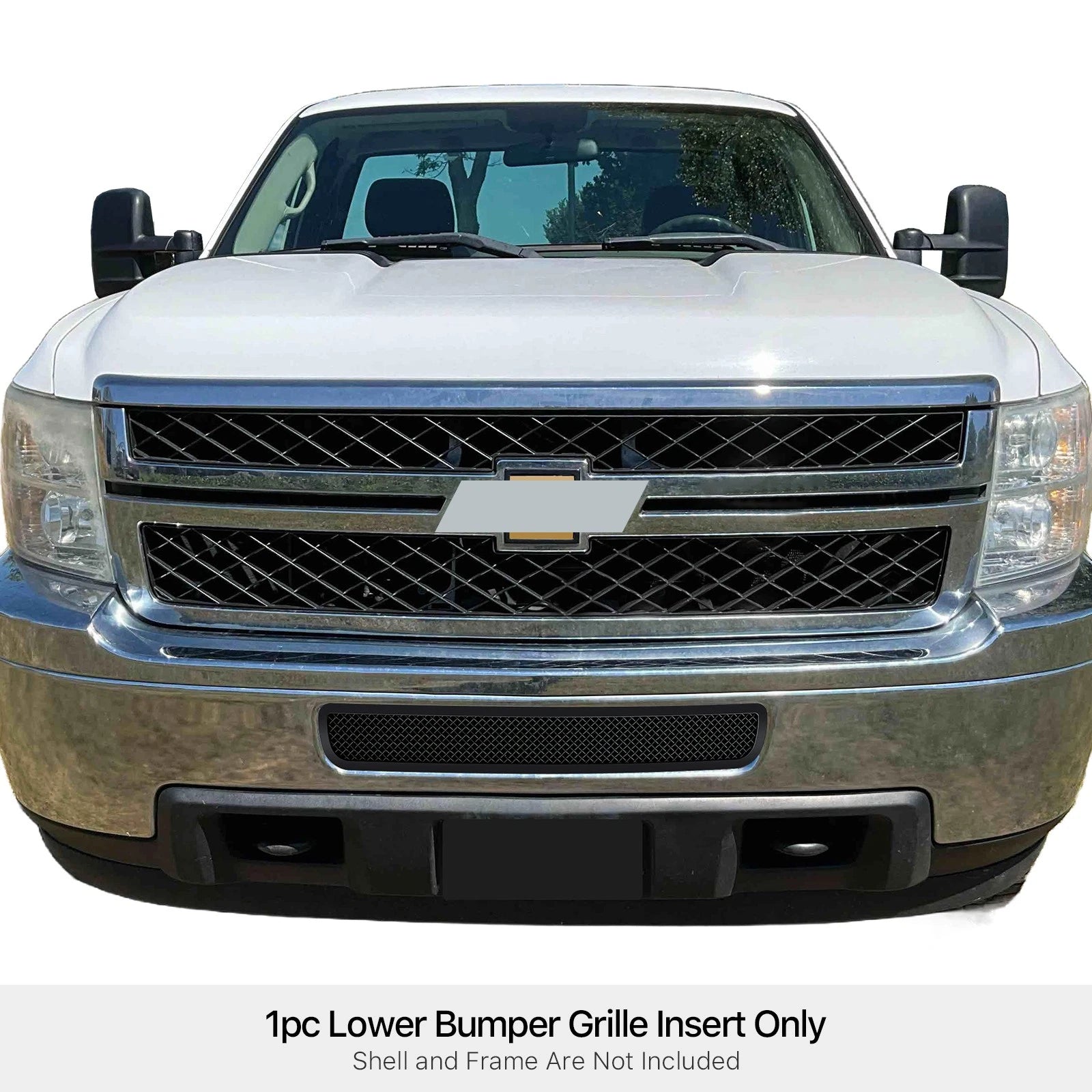 Lower Black Mesh Grille Insert for Chevy Silverado 2500/3500 (2011-2014)