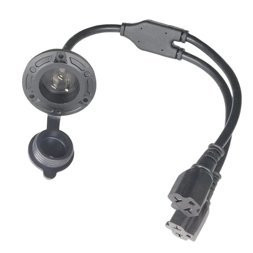 5-in-1 AC Adapter for Marine Power Cord (Weather Resistant, Flush-Mount)