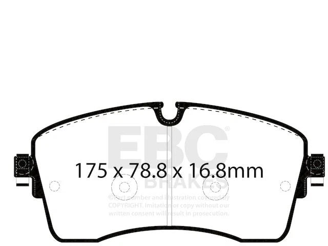 Front Brake Pad Set for Jaguar E-Pace (2018–2023) SQ529JK
