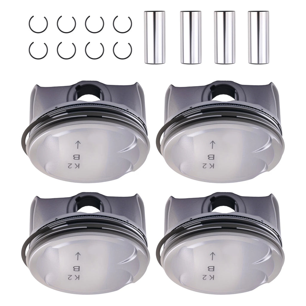 4X Engine Piston Ring Set for Hyundai Kona 2.0L (2018–2019) 23040-2E601