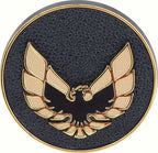 Door Panel Emblem Black Gold Replacement for 1976–1981 Pontiac Firebird
