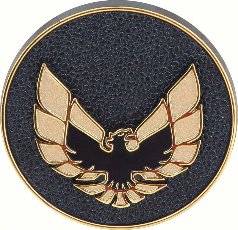 Door Panel Emblem Black Gold Replacement for 1976–1981 Pontiac Firebird