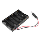 6 x AA 9V Battery Holder Box with DC 5.52.1mm Plug for Arduino