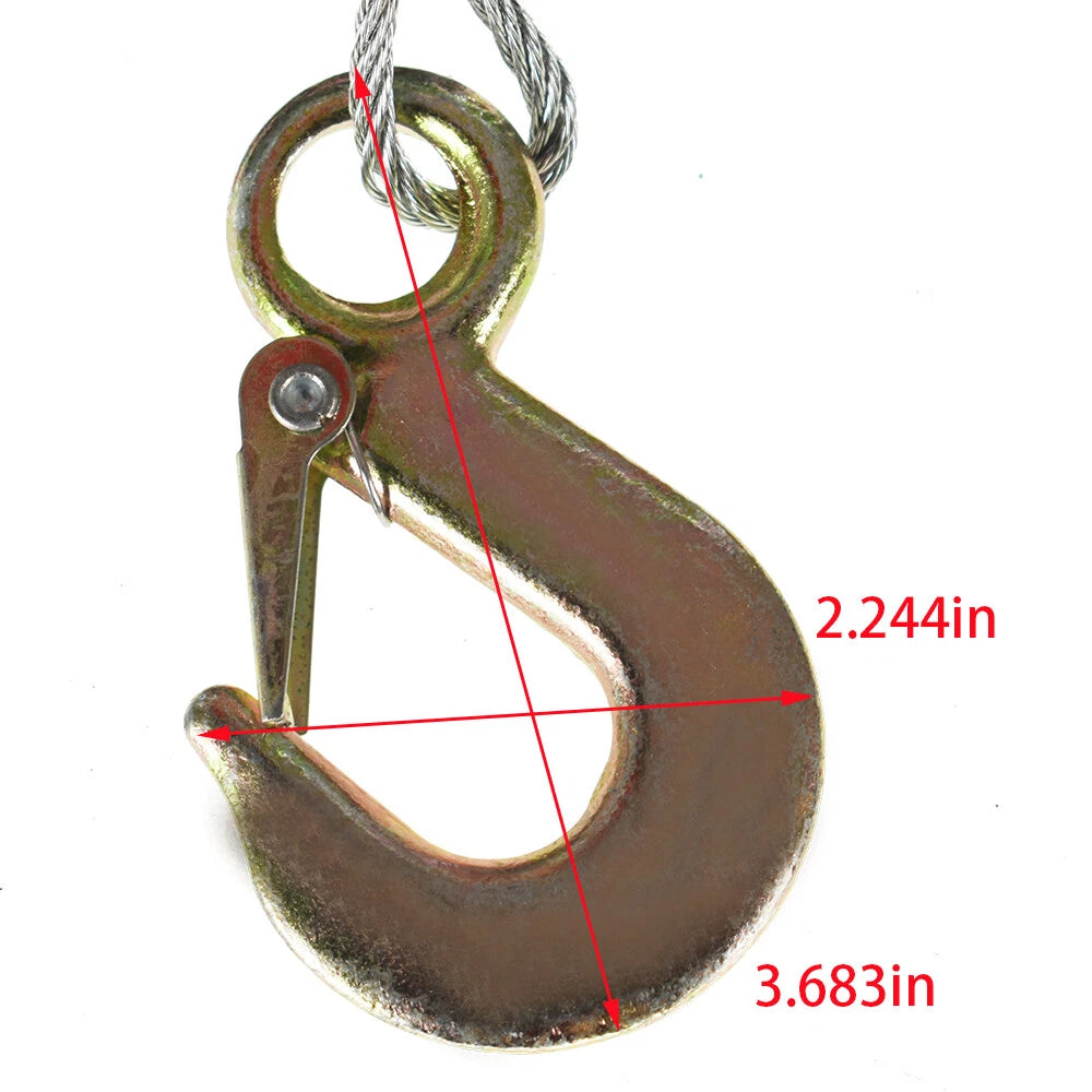 Hand Winch with 10m Rope for Trailer Boat ATV (1200lbs)