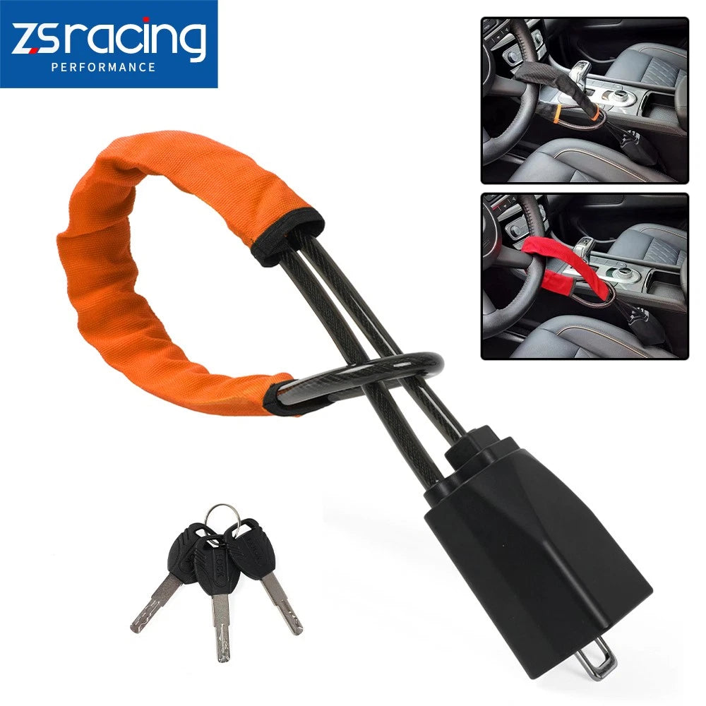 Steering Wheel Lock for Universal Fit Car Truck SUV Auto Security System