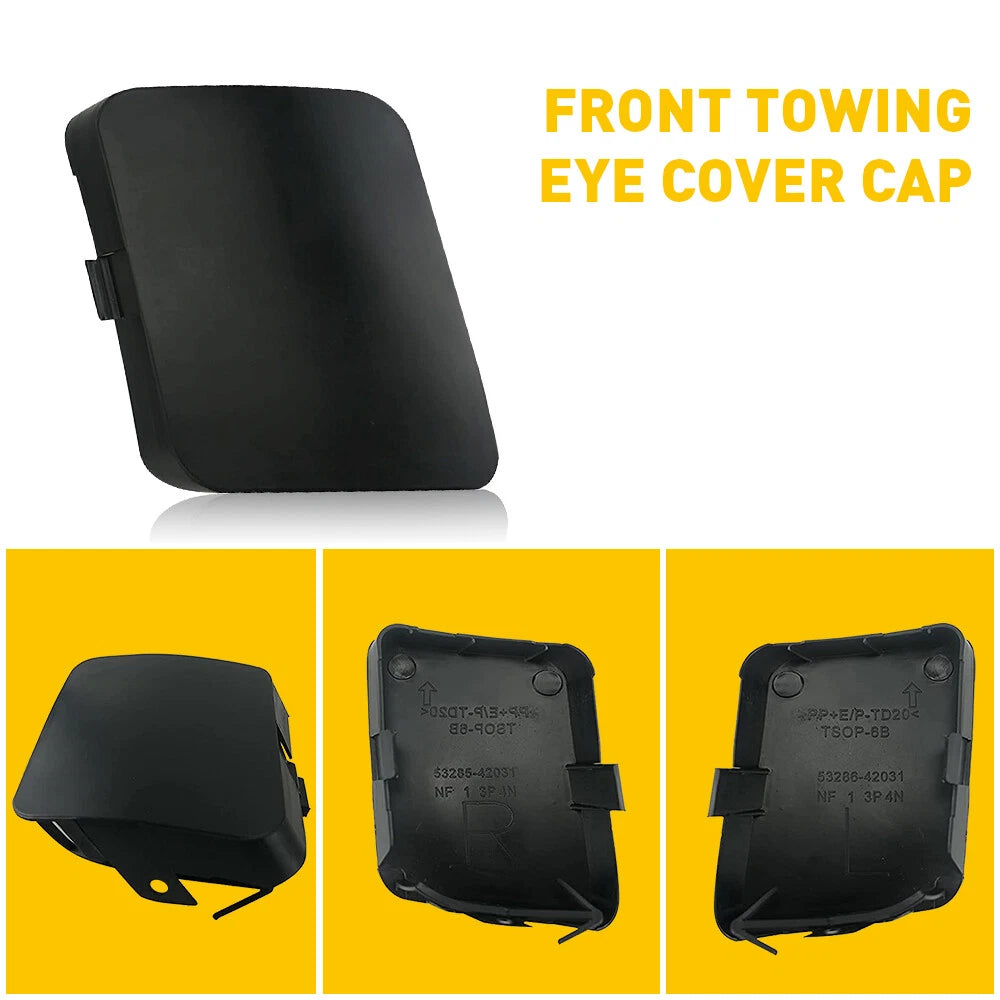 2X Front Bumper Tow Hook Caps for Toyota RAV4 (2006–2008)