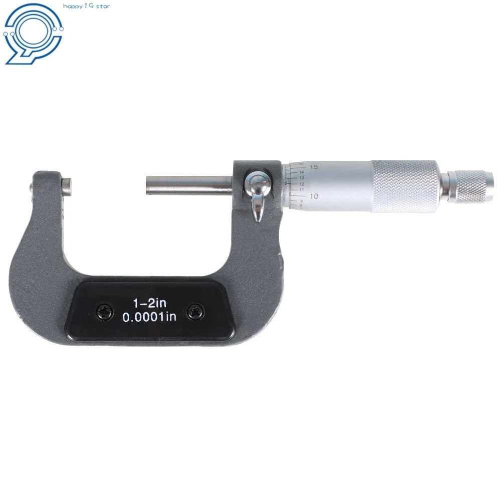 Outside Micrometer 1-2 Inch Carbide Tip Precision Measuring Tool