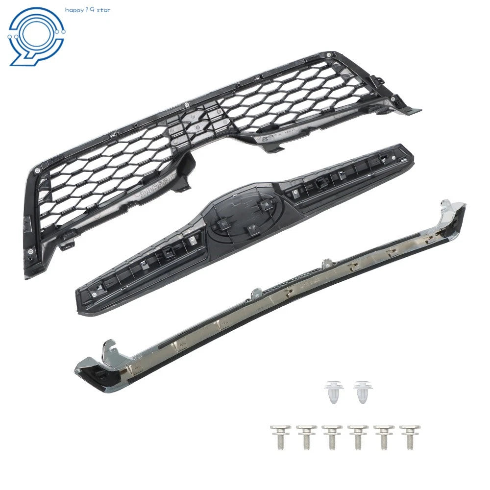 Front Honeycomb Grille for Subaru Forester (2014-2018) Chrome