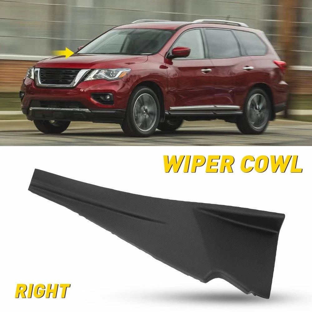 Windshield Wiper Cowl Extension Trim for Nissan Pathfinder (2013–2020)