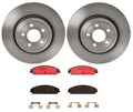 Brembo Front Brake Kit Ceramic Pads & 345mm Disc Rotors for Dodge Challenger (2017–2023)