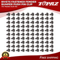 100pcs Plastic Rivets for Mazda Audi Kia 