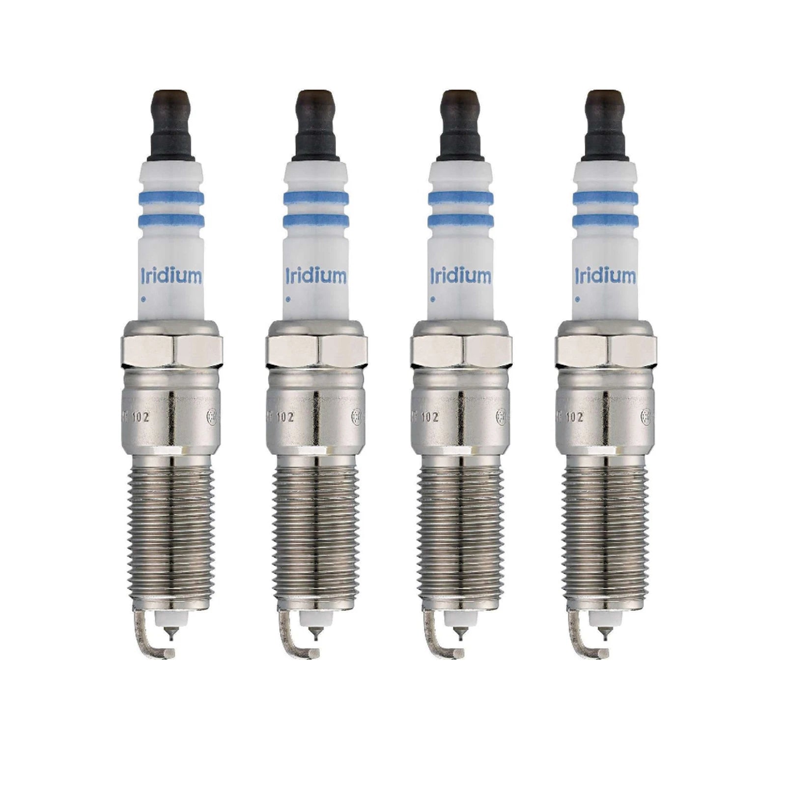 Set of 4 Spark Plugs for Buick Chevy Ford Lincoln Mazda Saab Saturn (Bosch 9616)