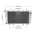 Radiator Cooler for Kawasaki KAF 620 A1-A6A KAF 620 B1-B6 (Aluminum)