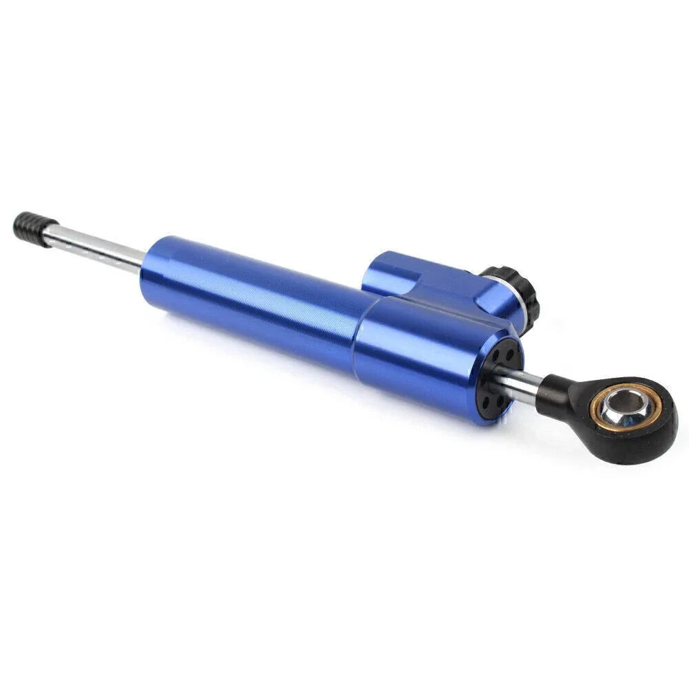 CNC Steering Damper Stabilizer for Motorcycle - Blue
