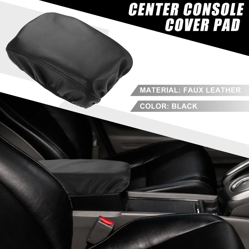 Car Center Console Armrest Cover Trim for Honda Civic (2022-2023) Black