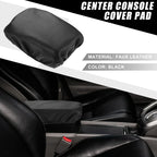 Car Center Console Armrest Cover Trim for Honda Civic (2022-2023) Black