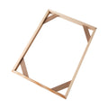 Set of 2 Easy Assembly Wooden Frames for Posters and Prints