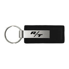 Name on Black Leather Keychain - Officially Licensed for Dodge R/T