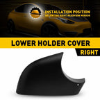 Lower Holder Cover for Tesla Model Y (2020–2023) - Right Side, Black