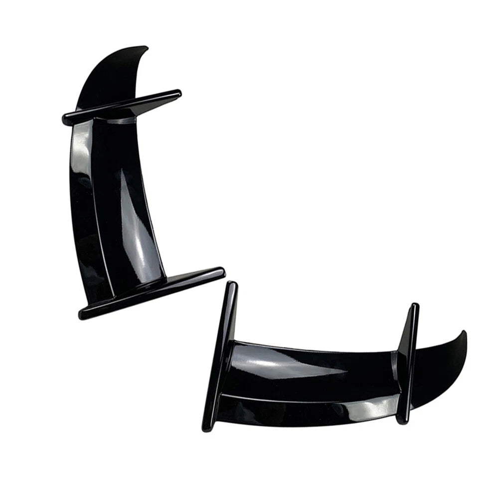 2 Pcs Black ABS Rear Roof Spoiler for Volkswagen Golf MK6 (2008–2012)