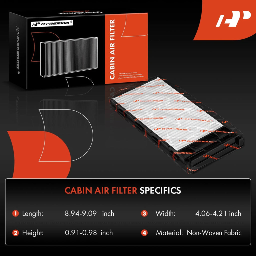 Set of 4 Activated Carbon Cabin Air Filters for Nissan Xterra (1998–2004)