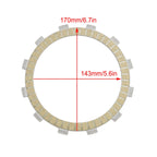 Clutch Friction Plate Kit for Kawasaki VN1700 Vulcan 1700 Classic (2009–2014)