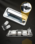 Chrome Exterior Door Handle Set with Lock Cylinders for Chevy GMC C/K 1500 (1988–2001)