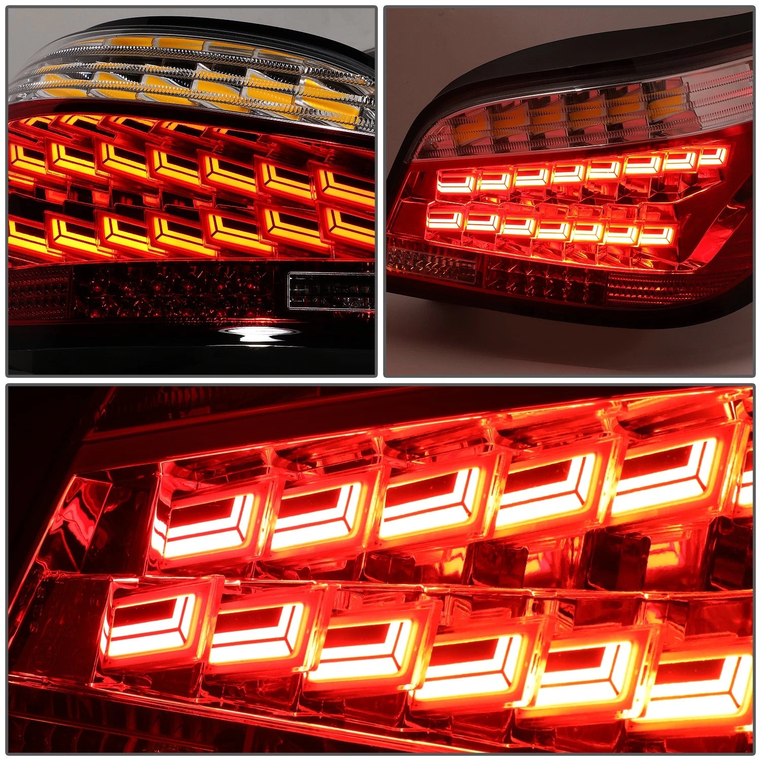 OLED Sequential Turn Signal Tail Lights for BMW E60 Sedan (2008–2010)