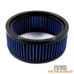 6" Round Blue Air Filter Cleaner for Harley Softail, Touring, Breakout (2012-2023)