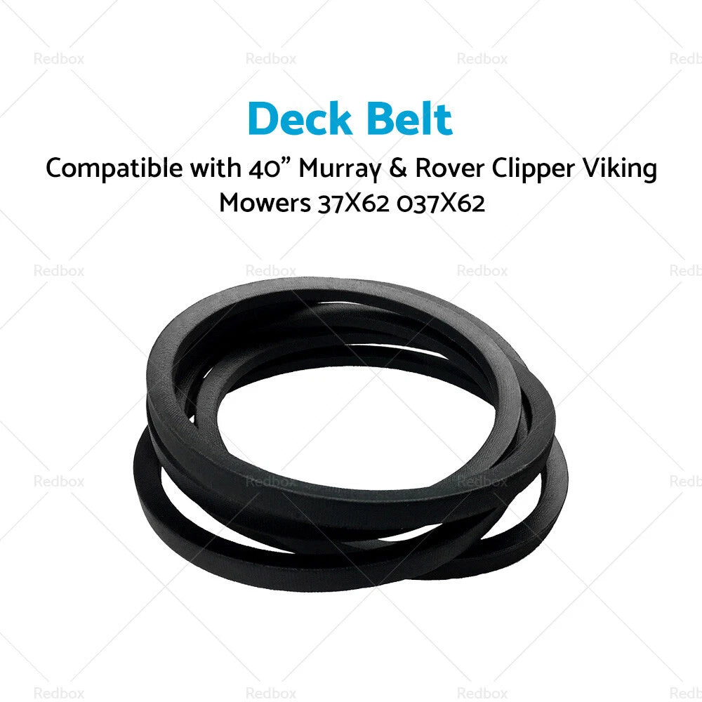 Deck Belt for Murray Rover Clipper Viking Mowers (40", 37X62, 037X62)