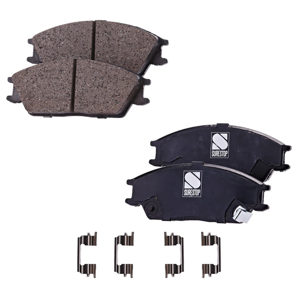 Front Ceramic Brake Pad Set for Hyundai Accent, Excel (1995–2005, 1988–1994)